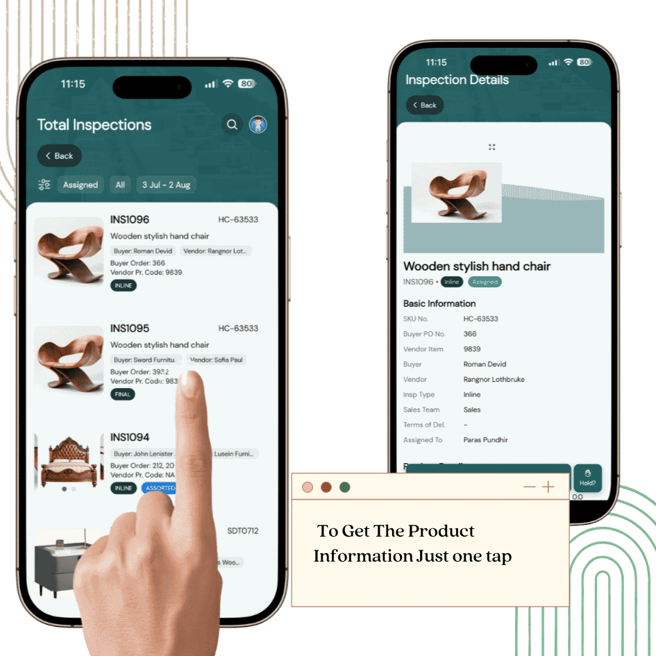 Inspection scheduling software, inspection tracking software and manufacturing quality inspection software – product inspections have never been simpler with these tools at hand. Each and every step is closely supervised within the quality inspection app, which helps you to make your activities easier. You will never find it difficult to manage detailed information on products again! Simply tap a button, create a product, and get all the essential and relevant information including vendor, technical specification, materials, measures, notes on tests, history of issues and styles of packages. This simplifies further product search and management. Here we have the new age of product management - a revolutionary product management where everything is just one tap from your fingers, and it updates you and keeps you in control with no hassle!