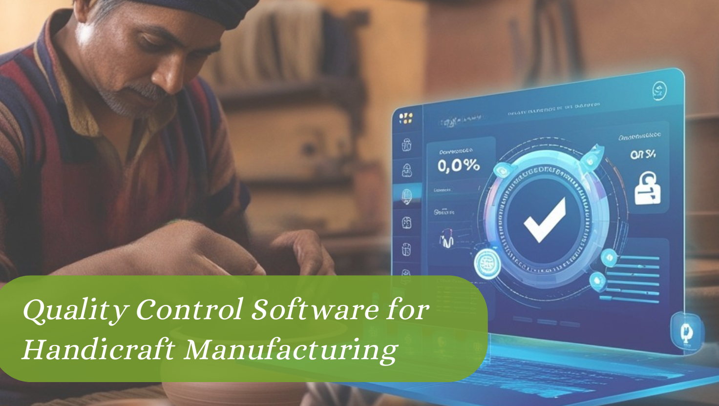 Quality control software for handicraft manufacturing and businesses producing high-quality goods in the handicrafts industry