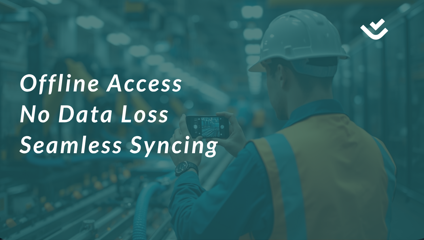 Quality inspector performing factory inspection using offline quality inspection software in a manufacturing environment